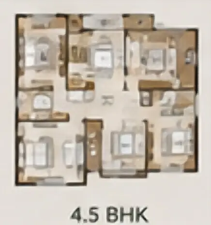 Embassy Chapparkallu 4.5 BHK villa · 5,200–5,300 sq ft floor plan image