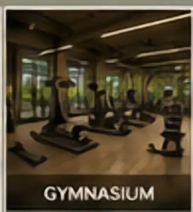 Gymnasium with strength and cardio equipment at Embassy Chapparkallu
